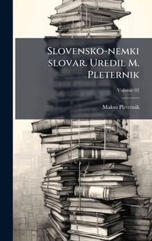Hardcover Slovensko-nemki slovar. Uredil M. Pleternik [Slovenian] Book