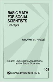 Paperback Basic Math for Social Scientists: Concepts Book