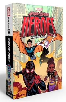 Paperback The Marvel After-School Heroes Ready for Action! (Boxed Set): Miles Morales Untangles a Web; Ghost-Spider's Unbreakable Mission; Shuri Takes Control; Book