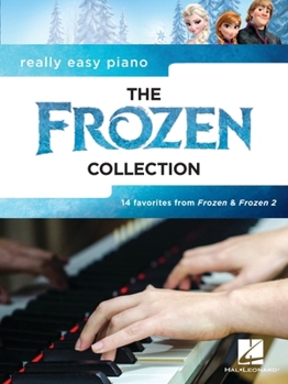 Paperback Really Easy Piano: The Frozen Collection - 14 Favorites from Frozen and Frozen 2 with Lyrics Book