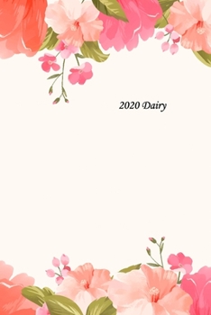 2020Diray: Year Plan with Monthly Planner and Habit Tracker  for Organizer Agenda Schedule Notebook Journal and Business : Beautiful Flora Cover