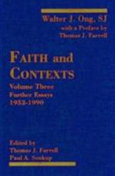 Hardcover Faith and Contexts: Further Essays 1952 1990 Book