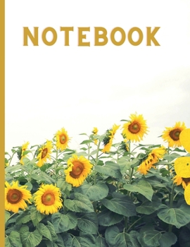 Paperback Sunflower Composition Notebook Book