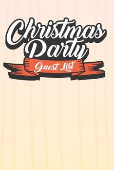 Christmas Party Guest List: Christmas Party Planner for Guests – Guest Checklist