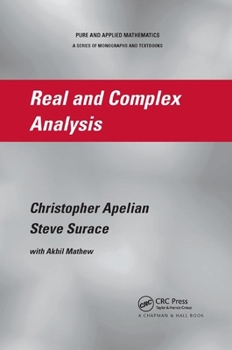 Paperback Real and Complex Analysis Book
