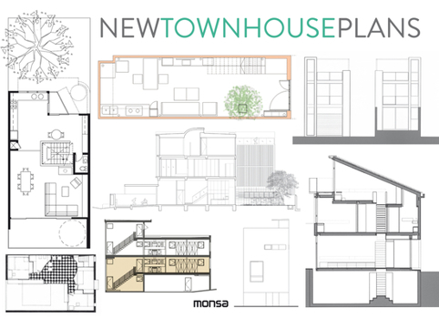 Hardcover New Townhouse Plans Book