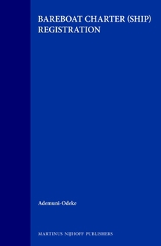 Hardcover Bareboat Charter (Ship) Registration Book