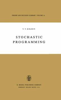 Paperback Stochastic Programming Book