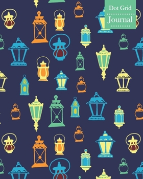 Paperback Dot Grid Journal: Notebook Planner with Street Lamps Themed Cover Design Book