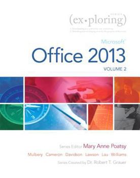 Paperback Microsoft Office 2013, Volume 2 [With Worksheet] Book