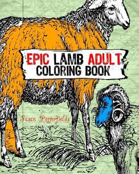 Paperback Epic Lamb Adult Coloring Book