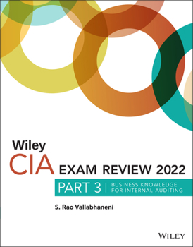Paperback Wiley CIA 2022 Exam Review, Part 3: Business Knowledge for Internal Auditing Book