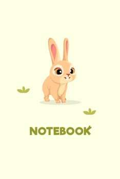 Paperback Cute Rabbit Animal Farm Notebook Birthday Gift: Lined Notebook / Journal Gift, 120 Pages, 6x9, Soft Cover, Matte Finish Book