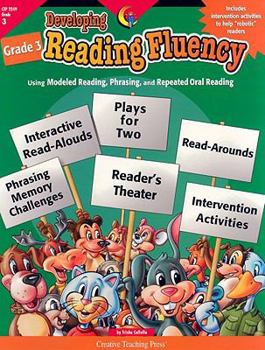 Paperback Developing Reading Fluency, Grade 3 Book