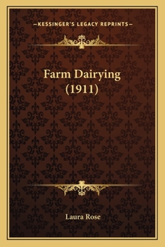 Paperback Farm Dairying (1911) Book