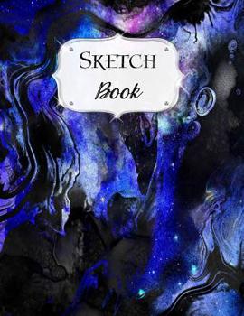 Sketch Book: Marble | Sketchbook | Scetchpad for Drawing or Doodling | Notebook Pad for Creative Artists | #4 | Blue Black