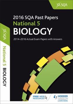Paperback National 5 Biology 2016-17 Sqa Past Papers with Answers Book