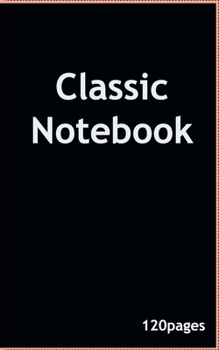 Paperback AmazonBasics Classic Notebook - Plain Book