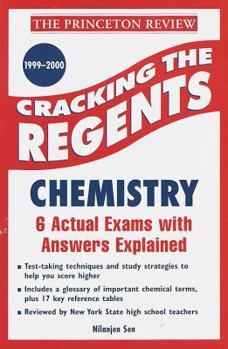 Paperback Cracking the Regents: Chemistry, 1999-2000 Edition Book