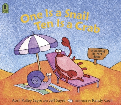 Paperback One Is a Snail, Ten Is a Crab: A Counting by Feet Book
