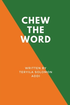 Paperback Chew the Word [Large Print] Book