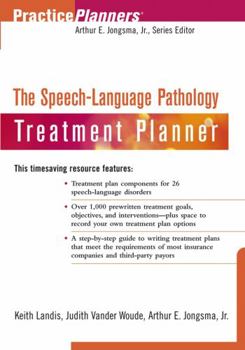 Paperback The Speech-Language Pathology Treatment Planner Book