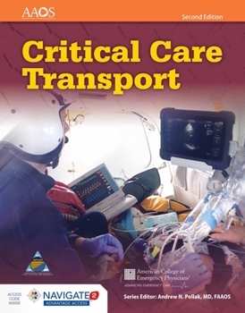 Paperback Critical Care Transport Book