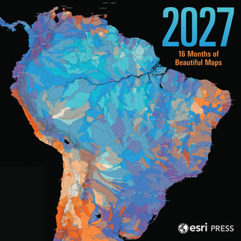 Calendar 2027 ESRI Press Wall Calendar: 16 Months of Beautiful Maps Book