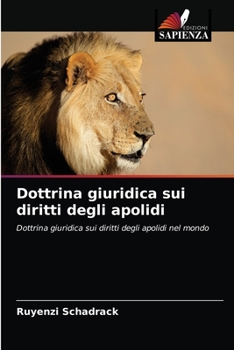 Paperback Dottrina giuridica sui diritti degli apolidi [Italian] Book