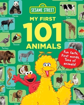 Paperback Sesame Street My First 101 Animals Book