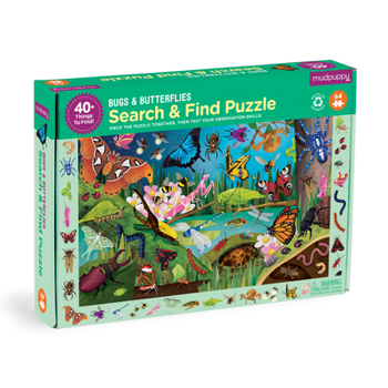 Misc. Bugs & Butterflies 64 Piece Search & Find Puzzle Book