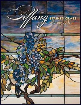 Paperback Tiffany Stained Glass Color Bk Book