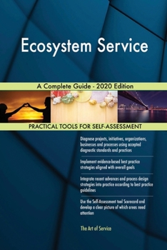 Paperback Ecosystem Service A Complete Guide - 2020 Edition Book