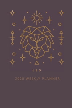 Leo 2020 Weekly Planner (Burgundy)