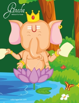 Paperback Ganesha-Malbuch für Kinder 1 [German] Book