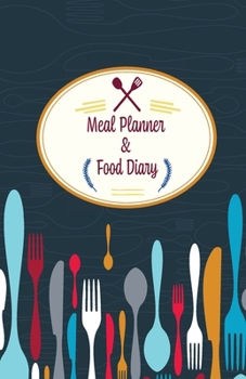 Paperback Meal Planner & Food Diary Book