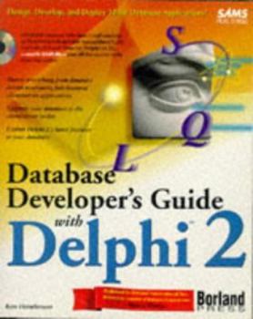 Paperback Database Developers Guide with Delphi 2: With CDROM Book