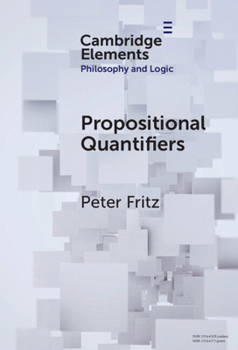 Hardcover Propositional Quantifiers Book