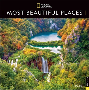 Calendar National Geographic: Most Beautiful Places 2024 Wall Calendar Book