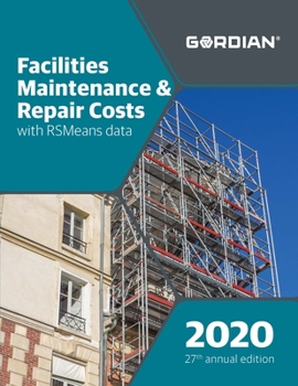 Paperback Facilities Maintenance & Repair Costs with Rsmeans Data: 60300 Book