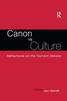 Paperback Canon Vs. Culture: Reflections on the Current Debate Book