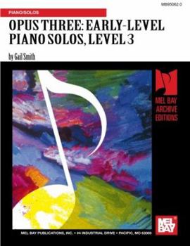 Hardcover Opus 3-Early-Level Piano Solos Book