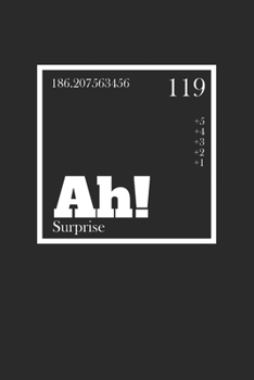 Ah! Surprise: Dotted Bullet Notebook (6" x 9" - 120 pages) ~ Science Themed Notebook for Gift / Daily Activity Journals / Diary