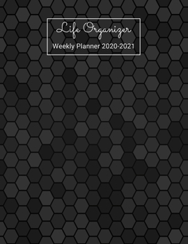 Life Organizer Weekly Planner 2020-2021: Weekly Planner With 2 Year Calendar 20202021, size 8.5 X 11 Inch(letter Size)