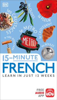 Paperback 15-Minute French Book