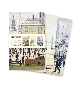 Misc. L.S. Lowry Set of 3 Mini Notebooks Book