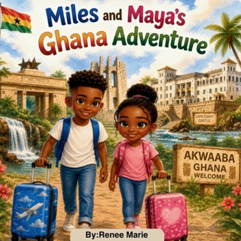 Paperback Miles and Maya's Ghana Adventure Book