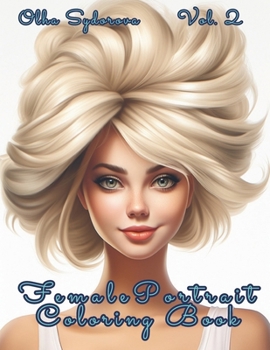 Paperback Female Portrait Coloring Book Vol. 2 Book