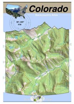 Paperback 38°105° NW - Pikes Peak, Colorado Backcountry Atlas (Topo) Book