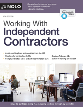 Paperback Working with Independent Contractors Book